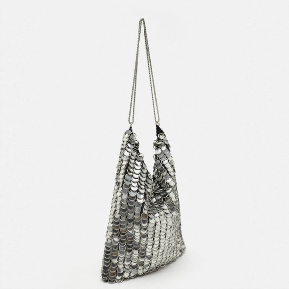 Zara limited edition beaded shoulder bag - Picture 2 of 7